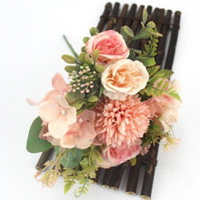 Load image into Gallery viewer, Beautiful Silk Hydrangeas Artificial Wedding Flowers For Bride Hand Silk Blooming Peony Fake Flowers Home Decoration

