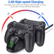 Load image into Gallery viewer, BEBONCOOL Controller USB Charging Station Dock for PS4
