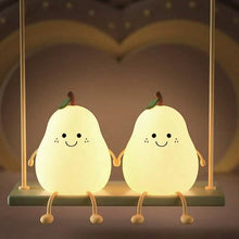Load image into Gallery viewer, Bedroom Sleeping Bedside Tap Light LED Pear Shape Night Light
