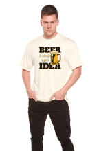 Load image into Gallery viewer, Beer Idea Men's Bamboo Viscose/Organic Cotton Short Sleeve Graphic T-Shirt
