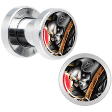 Load image into Gallery viewer, Wake the Dead Grim Reaper Halloween Plug Set  5mm to 16mm
