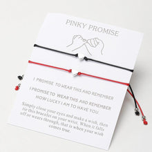 Load image into Gallery viewer, Best Friends Heart Couple Bracelets Mother Daughters Women Fashion Jewelry Christmas Friendship Bracelets Adjustable Handmade Braided Red Black Rope Cord Thread Bracelet Gift

