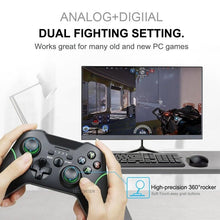 Load image into Gallery viewer, Best Quality Black 2.4G Wireless Joystick Gamepad Controller Compatible With Pc Smartphones Tablets Laptops Monitors
