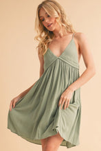 Load image into Gallery viewer, Ruched Plunge Mini Cami Dress For Women – Flattering, Romantic, Chic &amp; Trendy for Night Outs and Special Events
