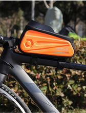 Load image into Gallery viewer, Bicycle Bag Phone Bag Waterproof Front Frame Cycling Bag Sensitive Touch Screen Road Bike Bag Bicycle Phone Bag Bike Phone Holder EVA Waterproof Handlebar Bag With Sensitive Bike Phone Front Frame Bag Bicycle Bag Phone Mount Top Tube Bag Bike 6.0-7.4 Inch
