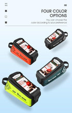 Load image into Gallery viewer, Bicycle Bag Phone Bag Waterproof Front Frame Cycling Bag Sensitive Touch Screen Road Bike Bag Bicycle Phone Bag Bike Phone Holder EVA Waterproof Handlebar Bag With Sensitive Bike Phone Front Frame Bag Bicycle Bag Phone Mount Top Tube Bag Bike 6.0-7.4 Inch

