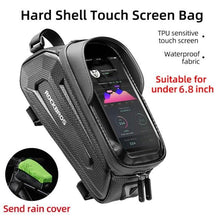 Load image into Gallery viewer, Bicycle Bag Rain cover Bike Phone Holder Bag Waterproof Biycle Basket 4-6.5' Front Phone Bag Moto Bicycle AccessoriesBike Top Tube Bag Bicycle Front Frame Bag Waterproof Bike Pouch Pack Bike Phone Bag Cycling Accessories Pouch For Mountain Road Bike
