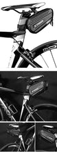 Load image into Gallery viewer, Bicycle Bag Rainproof Road Bike Bag 1.2L Large Capactity Cycling Seat Post Rear Bag For Bicycle Accessories Bike Bag Bicycle Under Seat Pouch Cycling Wedge Pack For Mountain Road Cycling Accessories Storage
