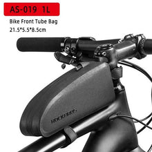 Load image into Gallery viewer, Bicycle Bag Reflective Front Top Frame Tube Bag Ultralight Portable Bike Big Capacity Pocket Cycling Accessories Top Tube Bike Bag Waterproof Bike Front Frame Bike Bag Bicycle Top Tube Bag Cycling Accessories
