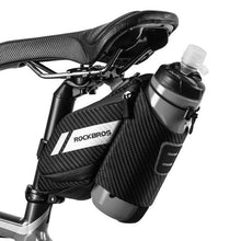 Load image into Gallery viewer, Bicycle Bag Water Repellent Durable Reflective Road Bike With 1.5L Water Bottle Pocket Bike Bag Accessories Bike Saddle Bag Bike Seat Bag With Water Bottle Holder Bicycle Bag Under Seat Waterproof For Road Bike
