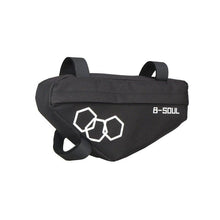 Load image into Gallery viewer, Bicycle Bag Waterproof Bike Triangle Bag Storage Mobile Phone Cycling Bag Bike Tube Pouch Holder Accessories Bike Frame Storage Bag Water Resistant Cycling Handlebar Top Tube Bag Under Seat Pouch Strap-On Adjustable Install Position
