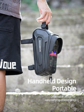 Load image into Gallery viewer, Bicycle Bag Waterproof Touch Screen Cycling Bag Top Front Tube Frame Road Bike Bag 6.5 Phone Case Bike Accessories Bike Phone Top Tube Bag Bicycle Front Frame Storage Bag Cell Phone Mount Holder Bag Case With Touch Screen Waterproof
