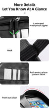Load image into Gallery viewer, Bicycle Bag Waterproof Touch Screen Cycling Bag Top Front Tube Frame Road Bike Bag 6.5 Phone Case Bike Accessories Bike Phone Top Tube Bag Bicycle Front Frame Storage Bag Cell Phone Mount Holder Bag Case With Touch Screen Waterproof
