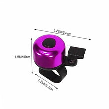 Load image into Gallery viewer, Bicycle Bell Alloy Mountain Road Bike Horn Sound Alarm For Safety Cycling Handlebar Metal Ring Bicycle Call Bike Accessories Aluminum Bicycle Bell Loud Crisp Clear Bike Bell Road Mountain Bike Ring Bell  For Adults Kids Boys Girls
