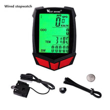 Load image into Gallery viewer, Bicycle Computer Wireless 20 Functions Speedometer Odometer Cycling Wireless Bike Computer Waterproof Bicycle Speedometer Odometer Support Smart Sensor LCD Backlight Display For Road Cycling
