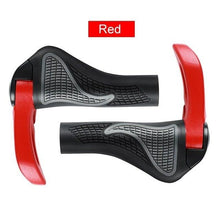 Load image into Gallery viewer, Bicycle Grips Rubber Handle Anti-Skid Cycling Handlebar Cuffs Lock Aluminum Alloy Bike Lock-On Mountain Bike Grips Bicycle Handlebar Locking Grips Non-Slip Handle Grips

