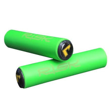 Load image into Gallery viewer, Bicycle Handlebar Cover Silicone Non Slip Bike Handle End Grips Bicycle Parts Soft Sponge Non-Slip Bicycle Handle With End Holding Shock Resistance Absorbent Comfortable Bike Accessories
