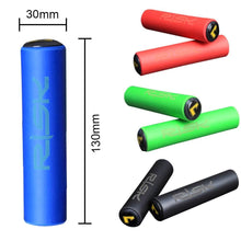 Load image into Gallery viewer, Bicycle Handlebar Cover Silicone Non Slip Bike Handle End Grips Bicycle Parts Soft Sponge Non-Slip Bicycle Handle With End Holding Shock Resistance Absorbent Comfortable Bike Accessories
