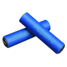 Load image into Gallery viewer, Bicycle Handlebar Cover Silicone Non Slip Bike Handle End Grips Bicycle Parts Soft Sponge Non-Slip Bicycle Handle With End Holding Shock Resistance Absorbent Comfortable Bike Accessories
