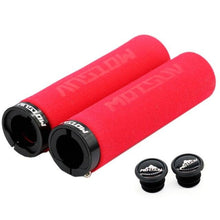 Load image into Gallery viewer, Bicycle Handlebar Cover Silicone Non Slip Bike Handle End Grips Bicycle Parts Soft Sponge Non-Slip Bicycle Handle With End Holding Shock Resistance Absorbent Comfortable Bike Accessories

