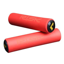 Load image into Gallery viewer, Bicycle Handlebar Cover Silicone Non Slip Bike Handle End Grips Bicycle Parts Soft Sponge Non-Slip Bicycle Handle With End Holding Shock Resistance Absorbent Comfortable Bike Accessories
