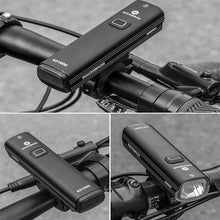 Load image into Gallery viewer, Bicycle Light Front USB Charging Bike Headlight Night Glare Flashlight Road Cycling Bicycle Front Headlight And Back Taillight LED Bike Headlight 5 Modes For Men Women Road Mountain Night Riding 4800mAh
