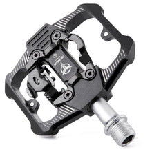 Load image into Gallery viewer, Bicycle Lock Pedal 2 In 1 With Free Cleat For Road Bikes Aluminum Anti-slip Sealed Bearing Lock Accessories Bike Clip In Pedals Cleats Included Suitable For Spin Bike Exercise Bike Indoor Bike
