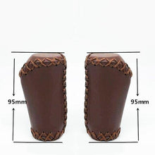 Load image into Gallery viewer, Bicycle Locking Grip Wear-Resistant Leather Non-Slip Grip Cover Mountain Bike Handlebar Lock-on Bike Handlebar Grips Locking Non-Slip-PU Bicycle Handle Grip Widen Holding Surface For Cycling Mountain And Bicycles Accessories
