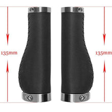 Load image into Gallery viewer, Bicycle Locking Grip Wear-Resistant Leather Non-Slip Grip Cover Mountain Bike Handlebar Lock-on Bike Handlebar Grips Locking Non-Slip-PU Bicycle Handle Grip Widen Holding Surface For Cycling Mountain And Bicycles Accessories
