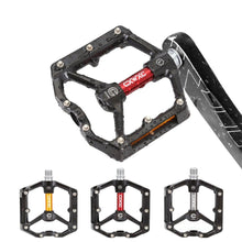 Load image into Gallery viewer, Bicycle Pedal Wear Resistance Anti Slip Aluminum Alloy Frame Safe High Lubrication Bike Accessories For Mountain Aluminum Alloy Bicycle Pedals Mountain Bike Pedal With Removable Anti-Skid Nails
