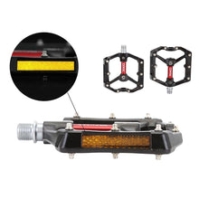 Load image into Gallery viewer, Bicycle Pedal Wear Resistance Anti Slip Aluminum Alloy Frame Safe High Lubrication Bike Accessories For Mountain Aluminum Alloy Bicycle Pedals Mountain Bike Pedal With Removable Anti-Skid Nails
