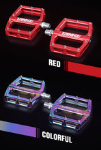 Load image into Gallery viewer, Bicycle pedals Ultralight Aluminum Alloy Colorful Hollow Anti-Skid Bearing Mountain Bike Foot pedal Pedals Aluminum Road Bike Pedals Sealed Bearing Bicycle Lightweight Platform Flat Pedals For Road Bikes
