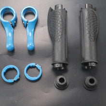 Load image into Gallery viewer, Bicycle Skid-Proof Grips Bicycle Grip Handlebar End Cap Aluminium Alloy Lock Mountain Handle Bar Grip Anti-Skid Rubber Ergonomic Anti-slip Handlebar Grips For Bicycle Mountain Bike Handle Bar With Non-Slip Grip
