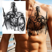 Load image into Gallery viewer, Big Black Tiger Tattoos Waterproof Leopard Tatoos Large Monster Body Arm Legs Tattoo Cool Tiger Face Temporary Tattoos For Women Men
