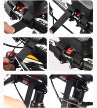 Load image into Gallery viewer, Bike Bag Frame Front Top Tube Waterproof Hard Shell Cycling Bag Touch Screen Phone Case Bicycle Accessories Bike Phone Mount Bag Cycling Waterproof Front Frame Top Tube Handlebar Bag With Touch Screen Holder Case
