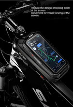 Load image into Gallery viewer, Bike Bag Frame Front Top Tube Waterproof Hard Shell Cycling Bag Touch Screen Phone Case Bicycle Accessories Bike Phone Mount Bag Cycling Waterproof Front Frame Top Tube Handlebar Bag With Touch Screen Holder Case
