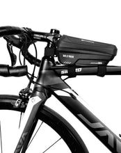 Load image into Gallery viewer, Bike Bag Frame Front Top Tube Waterproof Hard Shell Cycling Bag Touch Screen Phone Case Bicycle Accessories Bike Phone Mount Bag Cycling Waterproof Front Frame Top Tube Handlebar Bag With Touch Screen Holder Case
