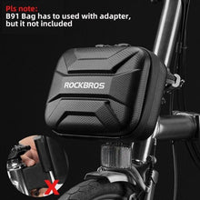 Load image into Gallery viewer, Bike Bag Front Bicycle Portable Handlebar Multi-purpose Large Capacity Backpack Road Cycling Frame Tube Bag Bike Handlebar Bag Front Frame Bag Bike Basket Storage Bag Bicycle Top Tube Bag Lightweight With Shoulder Straps For Road Mountain Bike Cycling

