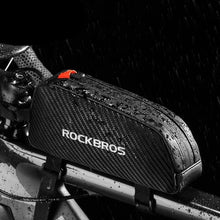 Load image into Gallery viewer, Bike Bag Waterproof Reflective Front Top Frame Tube Bag Large Capacity Ultralight Bicycle Bag Cycling Bike Top Tube Bag Front Frame Bag Water-resistant Bike Storage Bag Large Bike Pouch
