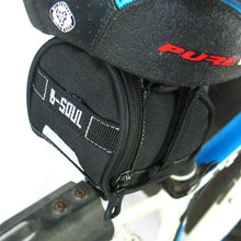 Load image into Gallery viewer, Bike Bags Waterproof Bicycle Bags Seat Cycling  Pouch Bag Riding Storage Bag Accessories Bike Saddle Bag Bicycle Bag Straps On Bike Bag Under Seat Pouch Pack Bicycle Accessories Bag Bicycle Tool Storage Bags For Cycling Water Proof Bag
