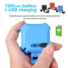 Load image into Gallery viewer, Bike Bell 4 Lamp Cycling Light 1200mAh Electric Horn Waterproof USB Charging Loud Alarm Security Bicycle Bell Bright Eyes Fully Waterproof Lumen Rechargeable Mountain Road Bike Headlight
