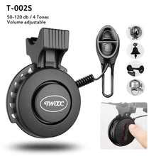Load image into Gallery viewer, Bike Bell Charging Speaker USB Recharged Mini Electric Bike Horn 4 Modes Cycling Electric Bicycle Accessories For Scooter Electric Bike Horn Cycling Bicycle Scooter Horn Battery Waterproof Bicycle Accessories For Kid
