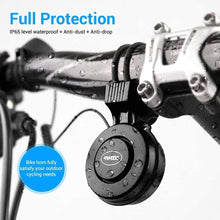 Load image into Gallery viewer, Bike Bell Charging Speaker USB Recharged Mini Electric Bike Horn 4 Modes Cycling Electric Bicycle Accessories For Scooter Electric Bike Horn Cycling Bicycle Scooter Horn Battery Waterproof Bicycle Accessories For Kid
