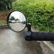 Load image into Gallery viewer, Bike Electric Scooter Rear View Mirror Bicycle Large View Convex Mirror Retro Reflector Modification  Rearview Mirror Scooter Adjustable Rear View Glass Bicycle Mirror Reflector Compatible For Bike
