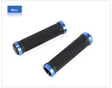 Load image into Gallery viewer, Bike Road Cycling Bicycle Handlebar Cover Grips Soft Rubber Anti-Slip Bike Handle Grip Lock Bar Non-Slip-Rubber Bicycle Handle Grip With Aluminum Lock Bike Grip For Scooter Cruiser Tricycle Wheel Chair Mountain Road Urban Foldable Bike
