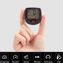 Load image into Gallery viewer, Bike Speedometer Waterproof Wired Digital Bike Ride Odometer Bicycle Cycling Speed Counter Bicycle Accessories Waterproof Cycling Odometer With Automatic Wake-Up Multi-Function LCD Backlight Display Bicycle Computer Best For Bikers
