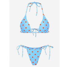 Load image into Gallery viewer, Bikini Swimsuit Solid Color Bikini Set  Swimwear Bathing Suit Women Bikinis String Beach Women Two Piece Bikini Swimsuit Bathing Suits Halter Triangle Tops String Bikini Sets

