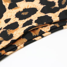 Load image into Gallery viewer, Bikini Swimwear Women Swimsuit  Leopard Bikini Set Women's Halter Triangle Bikini Bottom Cheeky Two Piece Swimsuits Push Up Bathing Suit Female Summer Beach Wear
