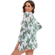 Load image into Gallery viewer, Bikini Women Push Up Swimsuit 3 Piece Bikini Set With Cover Up Women's Fashion 3 Piece Tie Dye Top Bikini Set Swimsuit Cover Up Skirt Swimwear Push Up Bather Swim Wear
