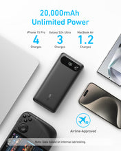 Load image into Gallery viewer, Anker Power Bank (20K, 87W, Built-In USB-C Cable)

